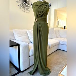 Epse Long Green Dress Size XS